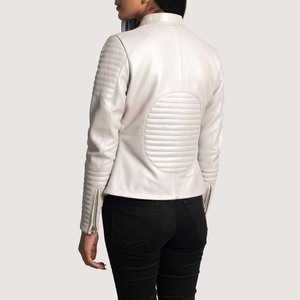 Veste en cuir et toile d'hiver pour femmes, imperméable, respirante, décontractée, vêtements de sport, fermeture éclair, poches, haute qualité - Product Image 4
