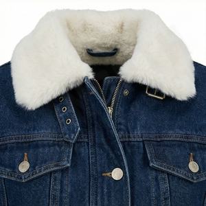 Nouvelle veste en jean tendance pour homme, manches longues, poches avant, couleur personnalisée OEM, manteau de mode, hiver, haute qualité - Product Image 4