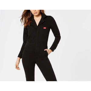 Tuta Intera da Donna Dickies a Collo Alto in Tela Nera con Stampa Unica per Feste e Streetwear, Taglia Media - Product Image 3