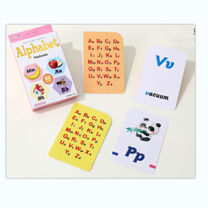 Tarjetas de Aprendizaje Temprano, Números del 0 al 100, Alfabeto, Juguete Educativo para Niños, Material de Papel - Product Image 2