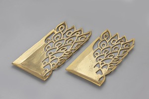 Oval Shape Design Multi Use <b>Tray</b> Metal Serving <b>Tray</b> For <b>Breakfast</b> & Dinner Decorative <b>Tray</b> For Hotel & Home Use With Hammered - Product Image 2