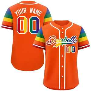 Maillot de baseball léger sur mesure, best-seller, respirant, séchage rapide, évacuation de l'humidité, anti-rides, antibactérien - Product Image 3