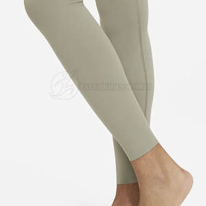 Leggings Deportivos Personalizados para Mujer, Cintura Media, Spandex/Poliéster, Secado Rápido, Transpirables, Ecológicos, Diseño Sólido, para Yoga - Product Image 5