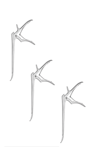 Punzón Quirúrgico para Foramenotomía con Eje Curvo Ascendente y Corte Hacia Arriba de Dentavex Corporation - Product Image 4