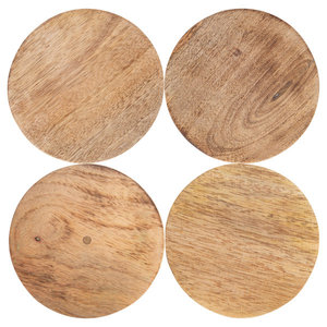 Sous-verres durables en bois de mangue et noyer pour la maison et les ustensiles de cuisine Utilisation écologique pour le verre ou le café 2025 - Product Image 2