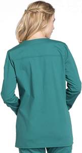 Ensembles de gommage en coton doux Uniformes médicaux médecin infirmière hôpital Joggers chirurgicaux Top col en V Logo personnalisé Vente en gros unisexe - Product Image 4