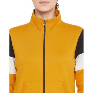 Ropa de calle personalizada para mujer, chándal de algodón con cremallera completa, chándal de dos piezas de talla grande - Product Image 6