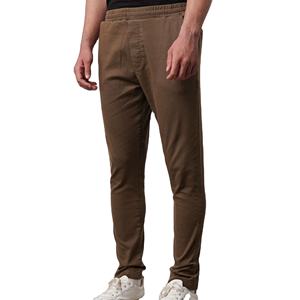 กางเกงกีฬาผู้ชายผ้าโพลีเอสเตอร์/คอตตอนสั่งทำพิเศษ คุณภาพสูง พร้อมโลโก้สั่งทำ สายรูดปรับได้ บริการ OEM กางเกงลำลองสำหรับผู้ชาย - Product Image 3