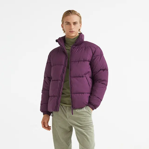 Offre Spéciale Doudounes pour hommes Vêtements de plein air Manteau à bulles de coton d'hiver de couleur unie pour hommes Veste bouffante de haute qualité - Product Image 4