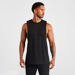 Débardeurs Homme en Coton Extensible à Séchage Rapide, Coupe Ample, Personnalisables, Style Urbain, Vente en Gros - Product Image 1