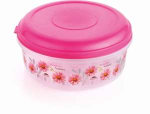 Plastic Delight Container Set of 3 Round Airtight Food Storage Boxes 1500ml 2650ml 4200ml Home Restaurant Hotel India - Product Image 5