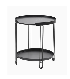 Mesa auxiliar moderna de metal de mármol para muebles para el hogar sala de estar mesa de centro almacenamiento decorativo Fabricante Mayorista exportador - Product Image 6