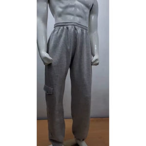 Pantalones Deportivos Casuales de Algodón, Pantalones de Chándal con Abertura en el Bajo - Product Image 1