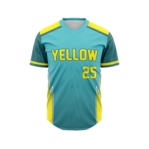 2025 Logotipo personalizado Béisbol Teamwear Jerseys Transpirable Secado rápido con impresión por sublimación Nombre del jugador y número mostrado - Product Image 1