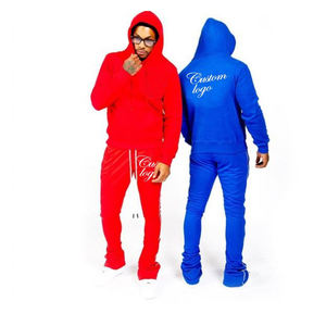 Vêtements de sport décontractés et écologiques unisexes personnalisés 100% survêtement d'hiver en coton respirant grande taille ensembles de pantalons de survêtement à capuche - Product Image 5