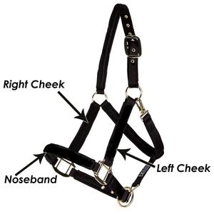 100% cuir d'origine et matériau PVC licou rembourré de course de chevaux de haute qualité avec les dernières conceptions licou en nylon de Style bride - Product Image 5