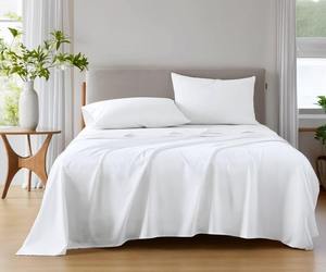 Most Selling 400 TC <b>Queen</b> Bed <b>Sheet</b> Set 4 Piece Soft Breathable <b>Sheets</b> for Home Hotel and Hospitality Worldwide Supply - Product Image 2