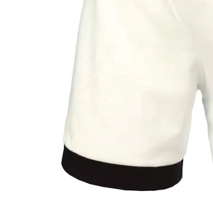 Polo pour homme à blocs de couleur, manches courtes, tricoté, décontracté, coupe classique, vert, blanc, noir, col uni, design simple - Product Image 4