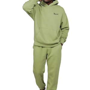 OEM Oversized Tracksuit Set Men Women Hoodie and Sweatpants Soft Fabric Casual Sportswear Breathable Quick-Dry Supplier - Product Image 2