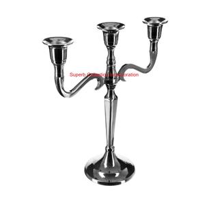 High Quality Metal Iron Brass <b>Candle</b> Stand Attractive Decorative Candelabra Holder for <b>Weddings</b> Lighting Accessories Supplies - Product Image 5