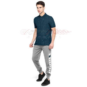 Polo con logotipo personalizado para hombre, camiseta con logotipo bordado para verano, tela de algodón, Polo ajustado con estilo para hombre - Product Image 6