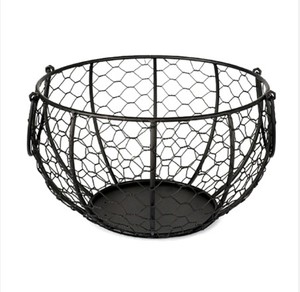 Panier de rangement en fil métallique personnalisé en usine Panier de rangement en fil métallique en treillis métallique pour le stockage - Product Image 5