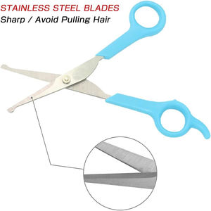 Professional Pet Grooming <b>Scissors</b> with Tip Stainless Steel <b>Dog</b> Eye Cutter Custom Size for <b>Dogs</b> Cats Professional Grooming Tool - Product Image 3