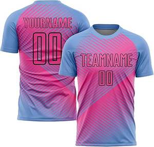 ชุดลูกฟุตบอลสำหรับเด็กมืออาชีพเสื้อ100% โพลีเอสเตอร์สีพื้นพร้อมชุดล่างดีไซน์ใหม่ล่าสุด - Product Image 4