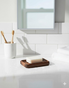 Porte-savon en bambou de qualité supérieure, moderne, avec drainage d'eau, pour salle de bain, évier et douche, prix direct d'usine - Product Image 1