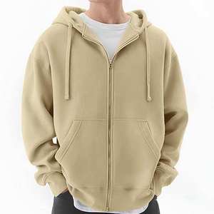 Service OEM Sweat à capuche d'hiver Meilleur design Lavage à l'acide Léger Style décontracté avec col à capuche Couleur unie - Product Image 1