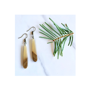 ต่างหูเรซิ่นและไม้เครื่องประดับทำด้วยมือผลไม้หยดผู้หญิงดอกไม้ดินสำหรับสัตว์เลี้ยงที่กำหนดขนาดเองได้ในราคาที่ดีที่สุด - Product Image 2