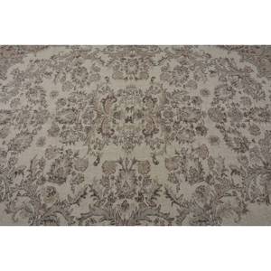 Tapis Turc Vintage Classique Beige 6.3X9.7 pieds Patchwork Design Laine Viscose Matériau Latex Support pour Salon Chambre - Product Image 5