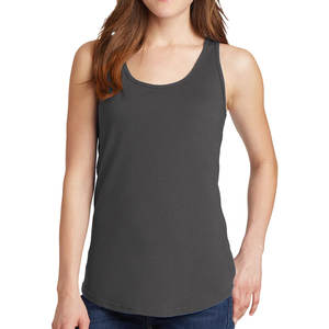 Women Cotton Jersey New Racerback Layering Tank <b>Tops</b> - Product Image 1