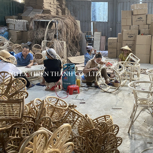 กล่องของขวัญจากไม้ไผ่พร้อมพู่หลากสีกล่องเก็บของทำมือสำหรับเทศกาลอีสเตอร์และเกอร์จีน - Product Image 6