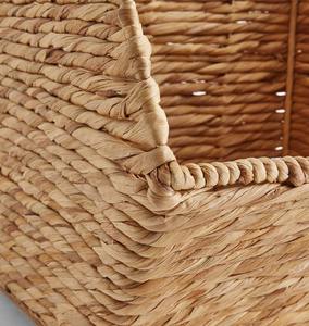 Stacked water hyacinth <b>baskets</b> Handmade Storage <b>Basket</b> Wholesale eco-friendly Made in Vietnam - Product Image 3