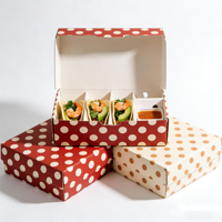 Boîte à tacos et burritos jetable, emballage à emporter pour tortillas mexicaines, Caja Burrito
