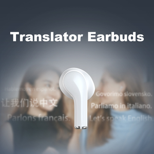 HOME Digitalome EP-112 Wireless Smart Translator Headphones Real-<b>Time</b> Earbug Translation for <b>Travel</b> Business Learning - Product Image 4