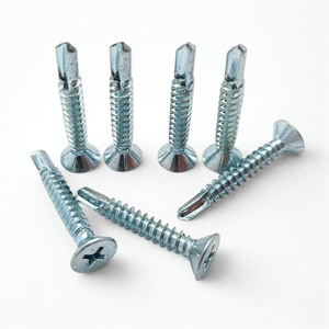 Din 7504 O / ISO 15482 thép carbon mạ kẽm Đầu chìm tự khoan Vít Đầu Phẳng SDS - Product Image 4