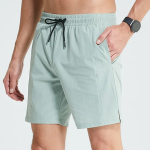 2025 hommes léger respirant Nylon sport Shorts Logo personnalisé imprime séchage rapide Fitness décontracté course genou été réfléchissant - Product Image 2