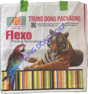 Sacs tissés en PP imprimés Flexo de haute technologie fabriqués au Vietnam pour l'emballage d'engrais de farine d'aliments pour animaux de compagnie - Product Image 2