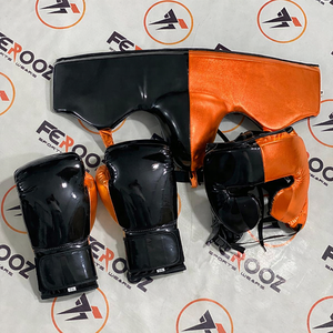 Guantes de Boxeo Personalizados de Alta Calidad, Color Negro y Naranja, para Entrenamiento y Combate, Modelo 2026, Gran Venta - Product Image 1