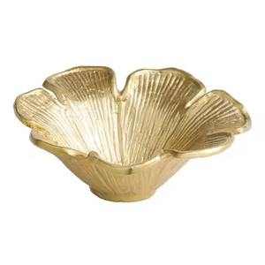 Cuenco de latón de alta calidad para exhibir frutos secos variados, creando un centro de mesa llamativo para la decoración del hogar. - Product Image 4