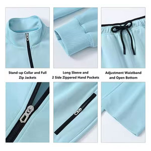 ชุดวอร์มผู้ชายคุณภาพดีเยี่ยม ผ้าฟลีซน้ำหนักเบา ซิปยาวเต็มตัว ผ้าฝ้าย 100% ระบายอากาศดี ดีไซน์ใหม่ล่าสุด รับสกรีนโลโก้ - Product Image 6