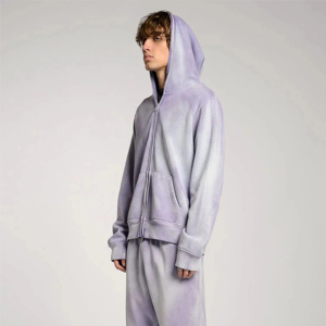 Sudadera con capucha y cremallera completa de alta calidad para hombres y mujeres, cómoda y elegante, perfecta para ropa informal y actividades al aire libre - Product Image 4