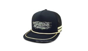 Sombreros de camionero de malla de espuma con logotipo bordado personalizado de fábrica de Vietnam, Gorras de Hip Hop de perfil alto de 5 paneles con gorra Snapback de cuerda - Product Image 2