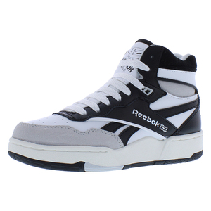 Zapatillas Reebok BB 4000 II Mid PS para Niños, Color: Blanco/Negro/Gris Puro, Talla 2, 100% Auténticas - Product Image 1