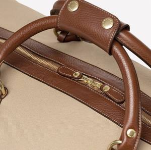 Bolsa de Viaje de Fin de Semana de Lona Premium de Lujo para Hombre y Mujer, Bolsa de Deporte Grande, Ligera, Resistente al Agua, Estilo Vintage - Product Image 5