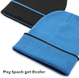 Gorro de invierno de lana acanalada moderno, gorro de punto grueso unisex, diseño suave y cómodo, ideal para el trabajo al aire libre y el uso diario en invierno - Product Image 4