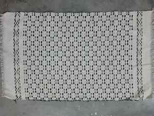Tapis de couloir moderne en coton fait main, réversible, tissé jacquard, boucle de poils, tissage plat, antidérapant, adapté aux animaux domestiques, résistant aux taches, lavable - Product Image 2