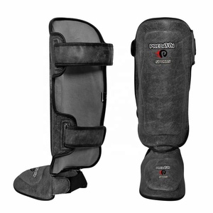 Los mejores guantes de boxeo de cuero y PU con logotipo personalizado OEM, espinilleras y protectores elásticos para niños y adultos para uso deportivo - Product Image 5